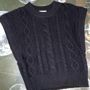 & Other Stories Black Sweater Vest — NEVER WORN